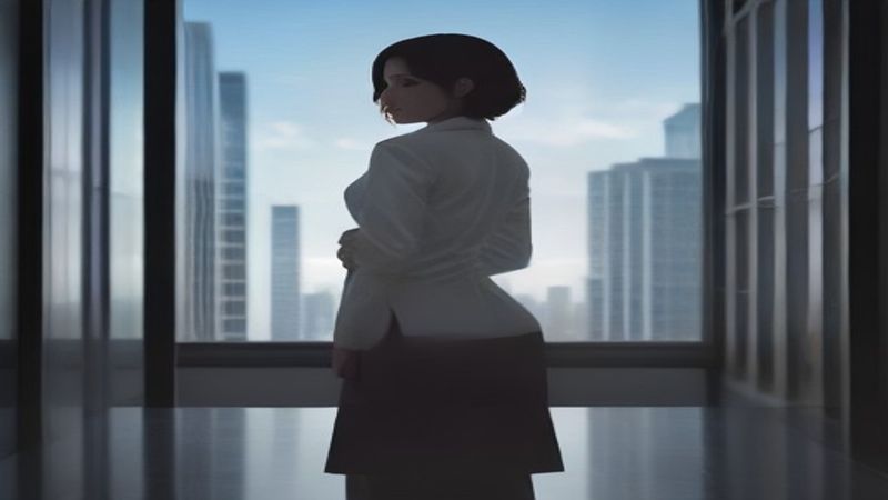 易次元新闻动态主视觉：光影交错的互动叙事世界
